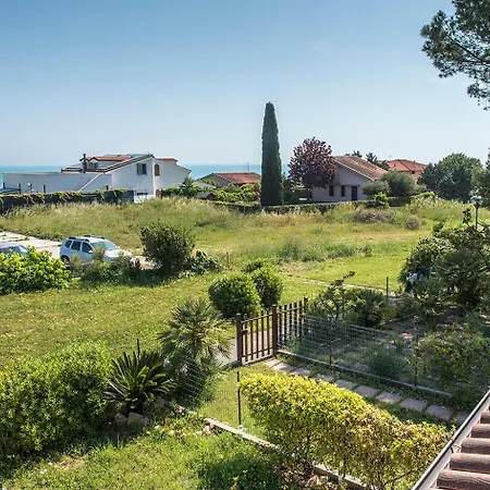 M317 - Marcelli, Trilocale Con Giardino E Vista Mare アパート *